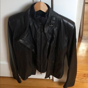 Belstaff leather jacket with detachable vest